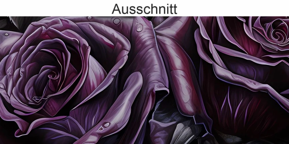 Glastattoo Rosen Set - Ansicht Ausschnitt
