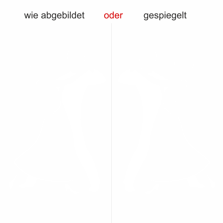 Glastattoo Tanzpaar - Ansicht Farbauswahl