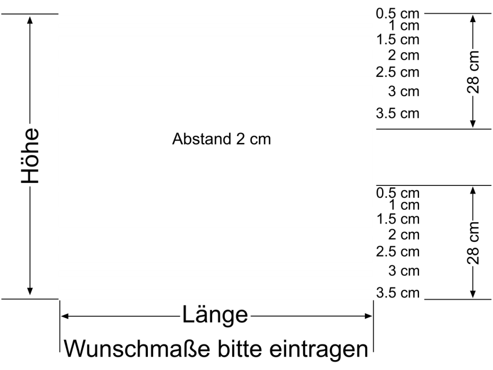 Glastür Sichtschutz Gestreift