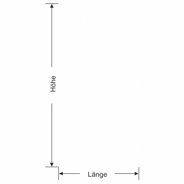 Glastür Sichtschutzfolie Formenspiel - Ansicht Farbauswahl und Anleitung zur Größenberechnung
