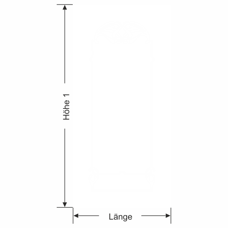 Glastür Sichtschutzfolie Jugendstil- Ansicht Ausrichtung und Farbauswahl