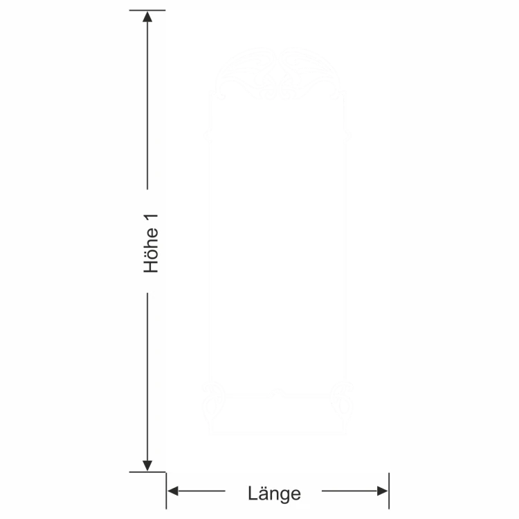 Glastür Sichtschutzfolie Jugendstil- Ansicht Ausrichtung und Farbauswahl