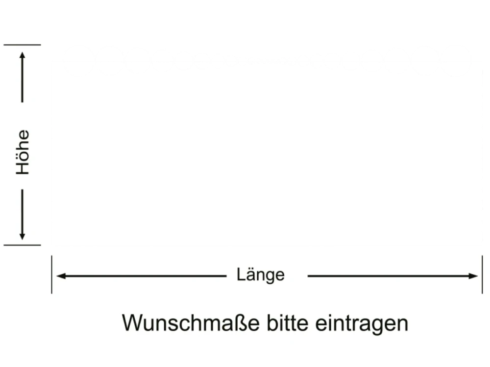 Glastür Sichtschutzfolie Kreisdekor