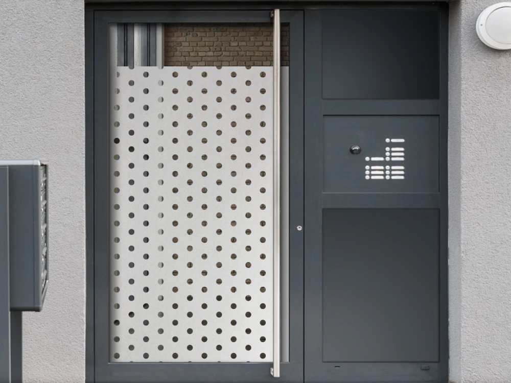 Glastür Sichtschutzfolie Punktmuster