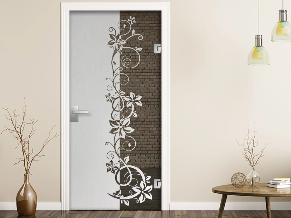 Milchglasfolie Ranken Vielfalt