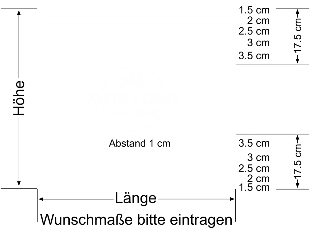 Logo als Sichtschutzfolie mit Streifen - Ansicht Beispielbild mit Farbauswahl Logo als Sichtschutzfolie mit Streifen - Ansicht Beispielbild mit Farbauswahl
