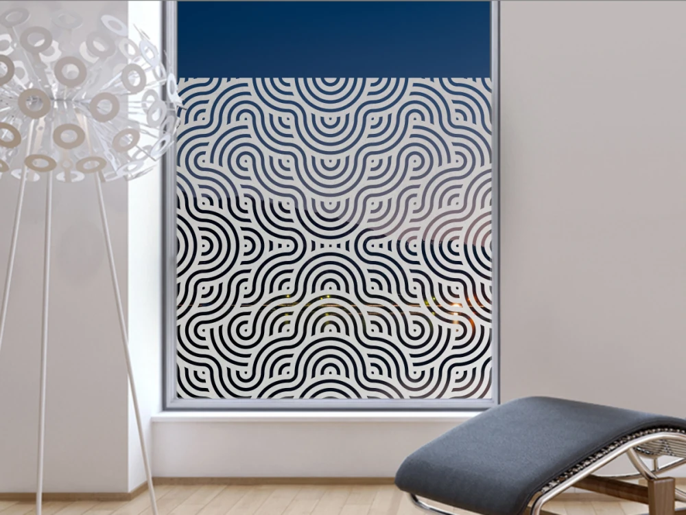 Milchglasfolie Circle Motion