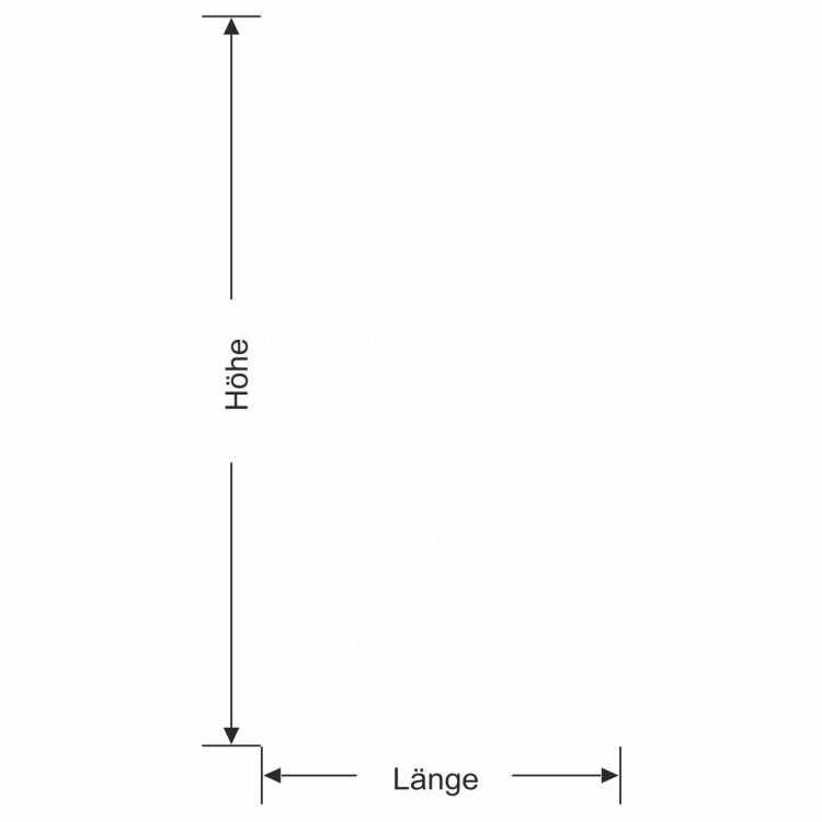Milchglasfolie Schwunglinien - Ansicht Farbauswahl