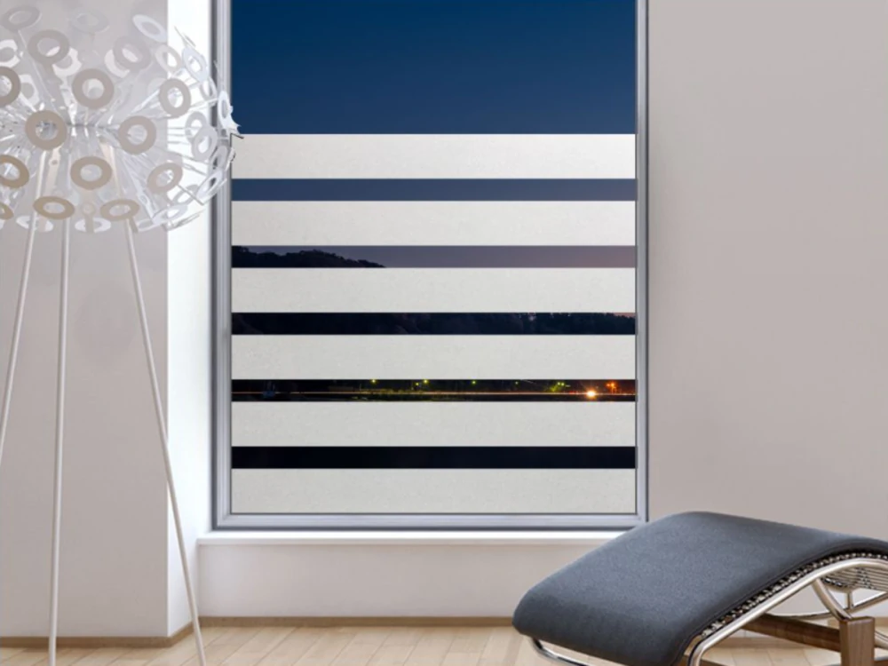 Milchglasfolie Streifen 10/5