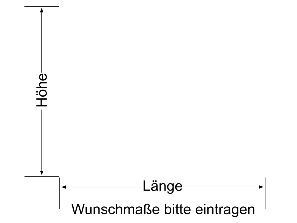 Milchglasfolie Streifen 3/3 - Ansicht Farbauswahl und Anleitung zur Größenberechnung