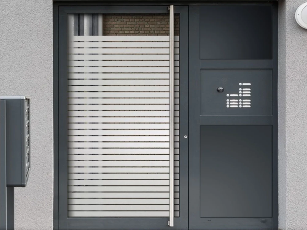 Glasdekorfolie Glastür Streifen 5/1 cm