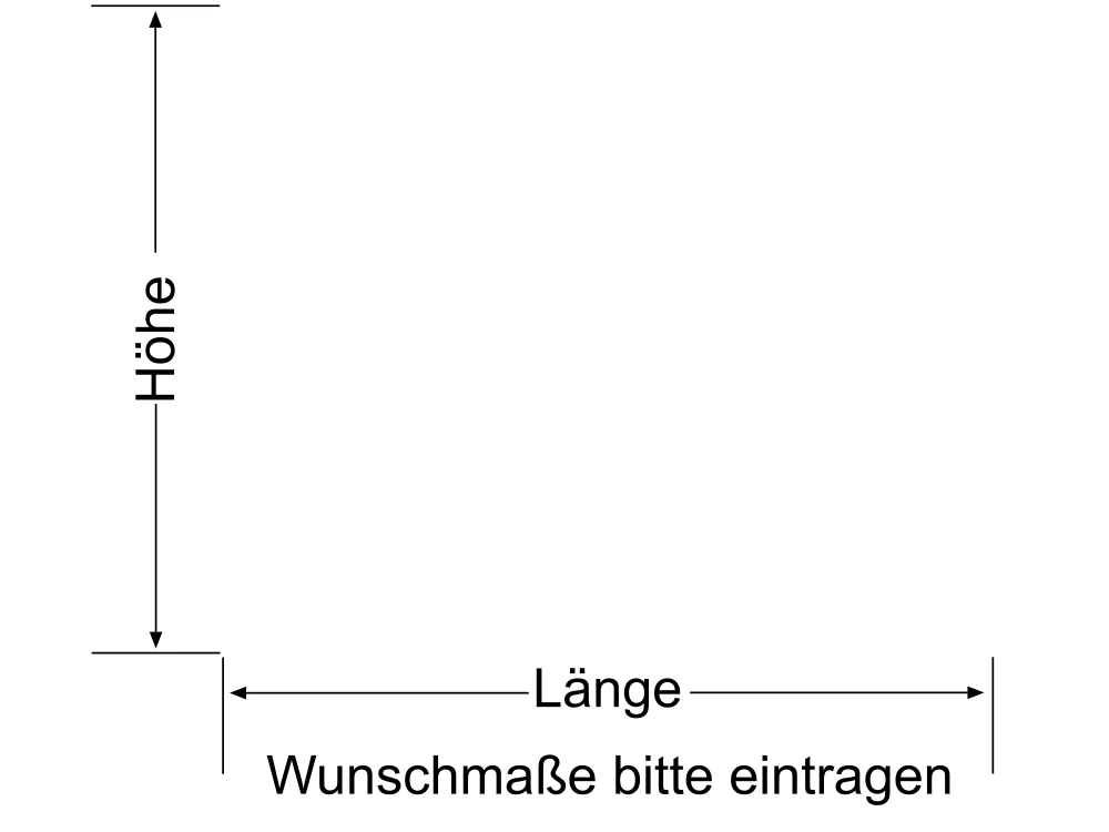 Milchglasfolie Streifen 5/3  - Ansicht Farbauswahl und Anleitung zur Größenberechnung