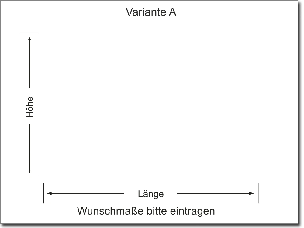 Blickschutz in Sandstrahloptik mit der Kontur von Bochum