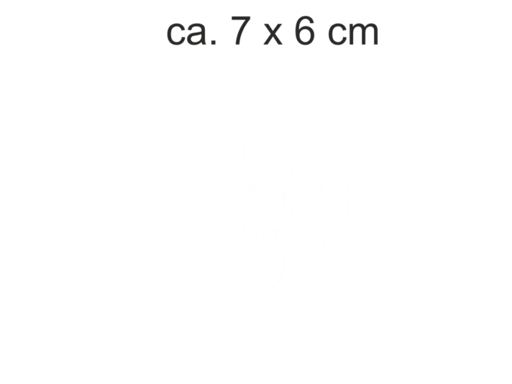 Fensterfolie in Musselinglas Optik Lilie