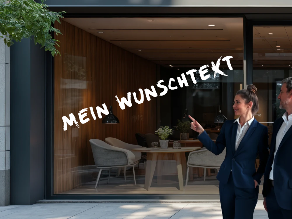 Personalisierte Schaufensterbeschriftung | 14