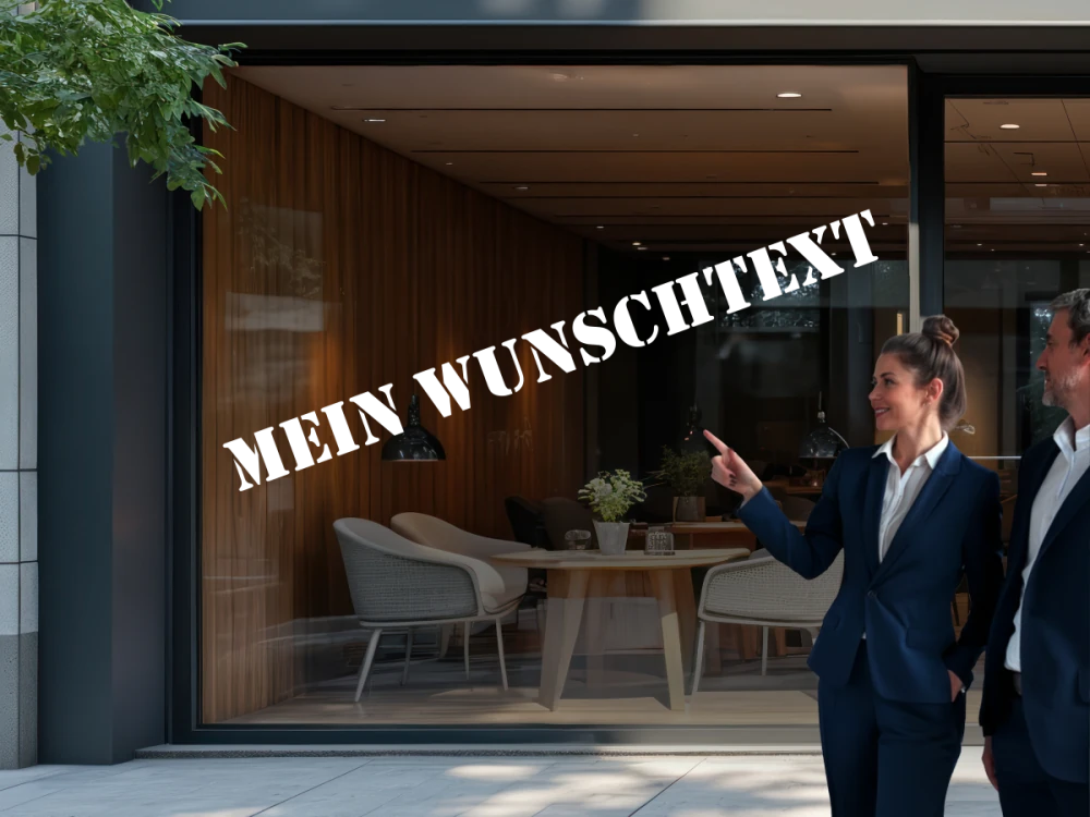 Personalisierte Schaufensterbeschriftung | 15