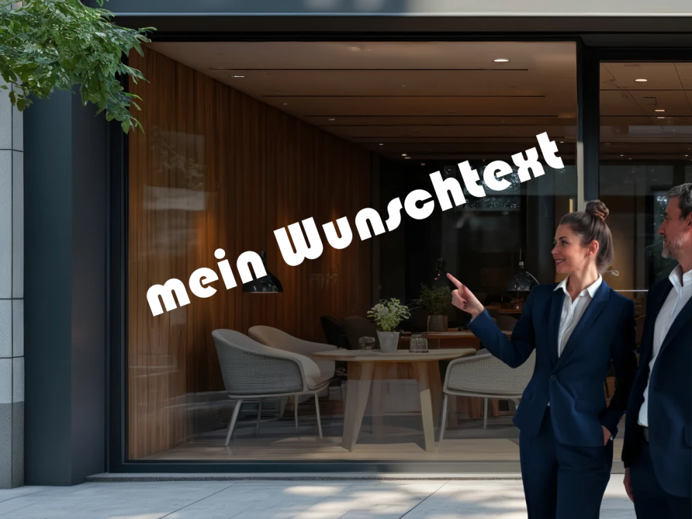 Personalisierte Schaufensterbeschriftung | 19