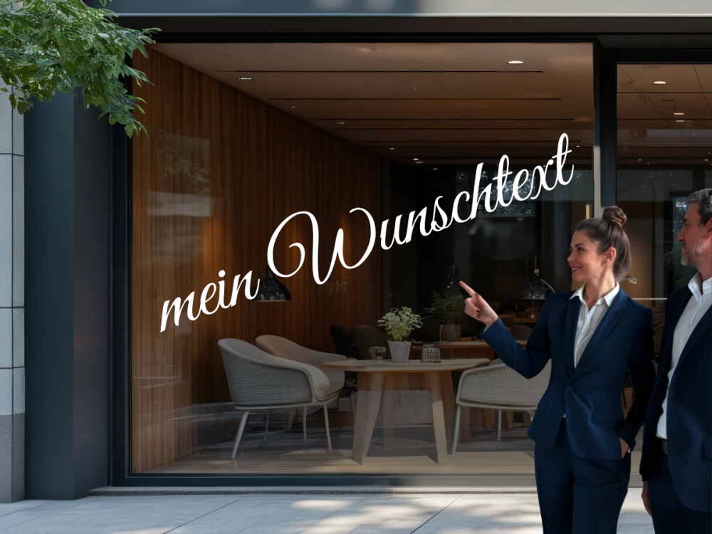 Personalisierte Schaufensterbeschriftung | 5