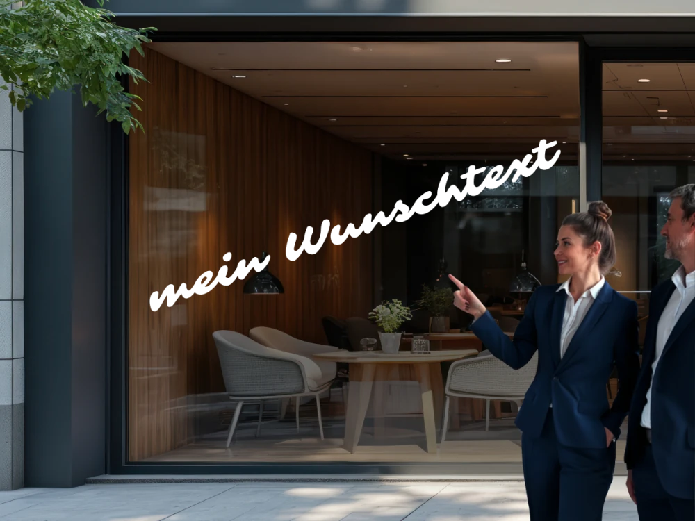 Personalisierte Schaufensterbeschriftung | 8