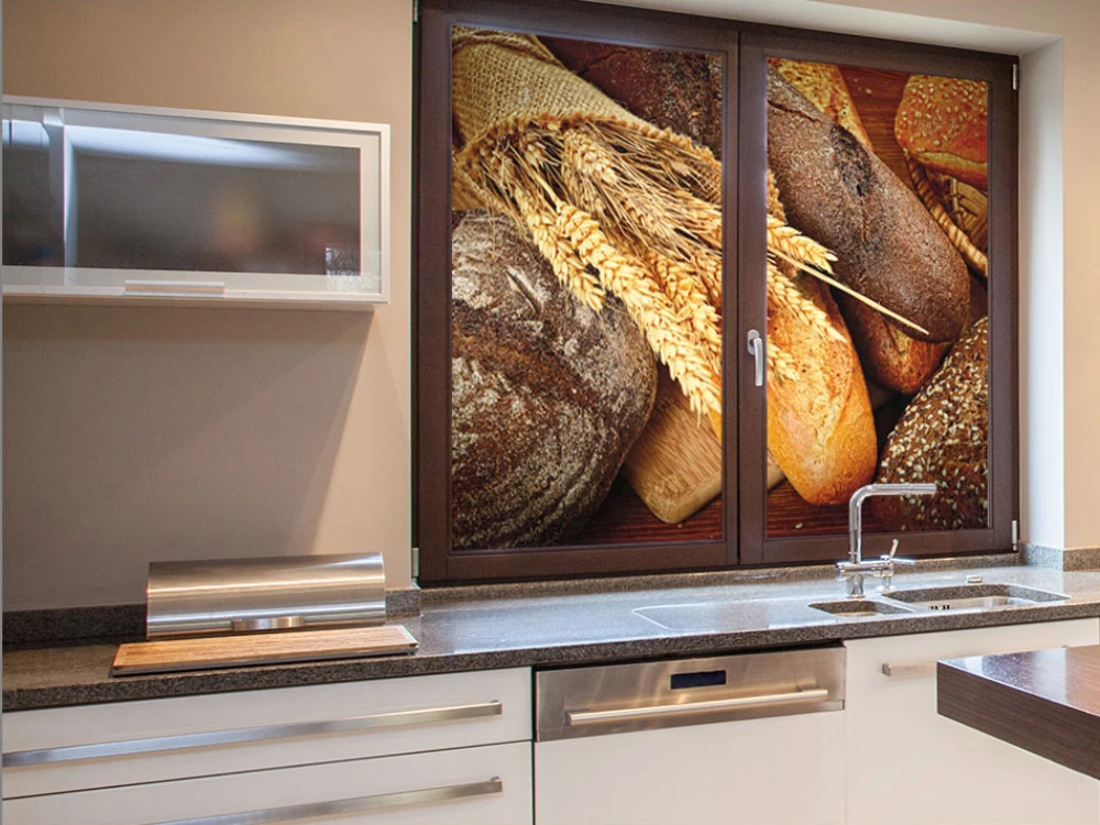 Schaufenster Fotofolie Bäckerei - Beispielbild