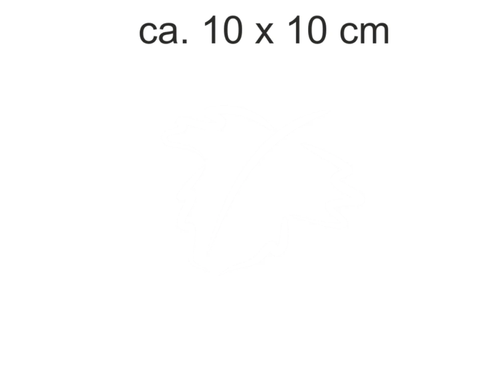 Sichtschutzfolie Blätter - Ansicht Größeninformation und Farbauswahl