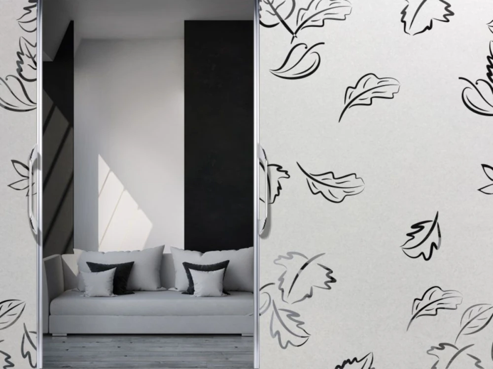 Sichtschutzfolie Blätter