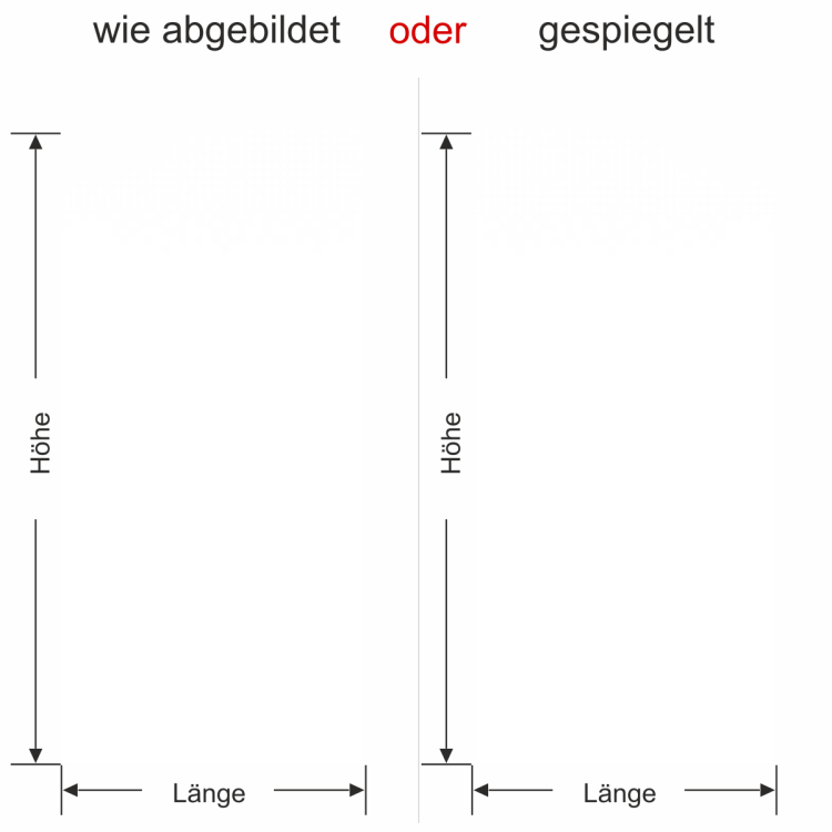 Sichtschutzfolie Gewerbe Design Quadrate