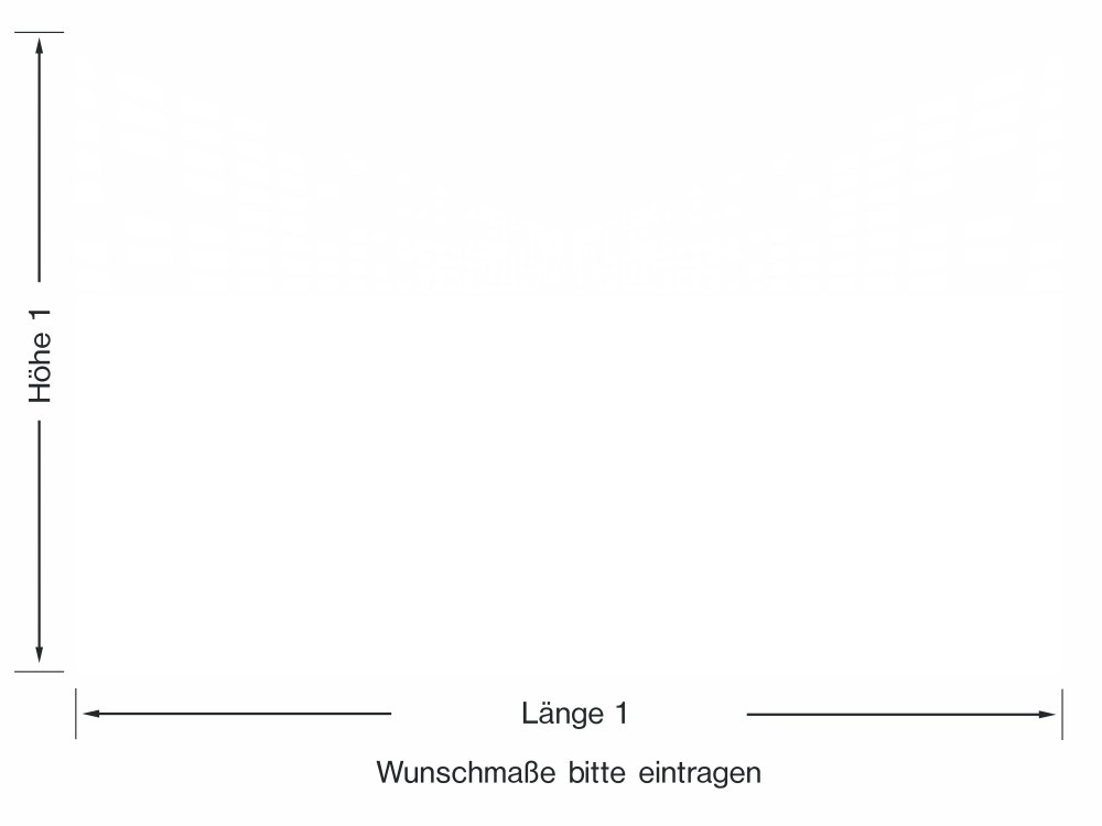 Sichtschutzfolie Gewerbe Fluchtpunkt