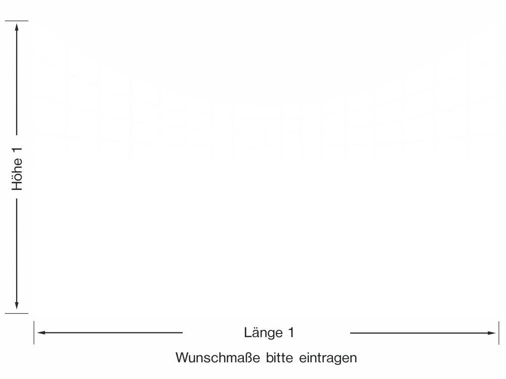 Sichtschutzfolie Gewerbe Kachelmuster - Ansicht Farbauswahl und Anleitung zur Größenberechnung
