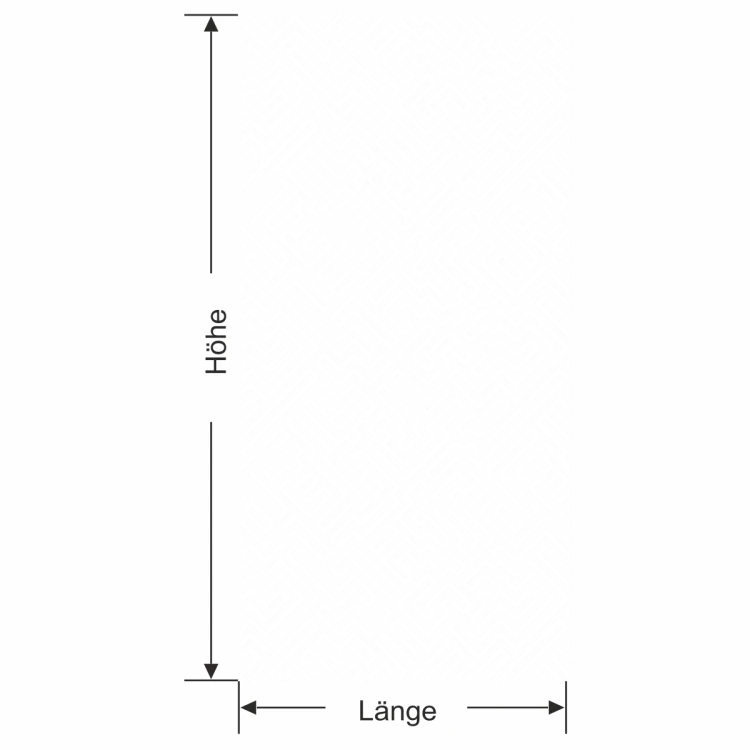 Sichtschutzfolie Gewerbe Labyrinth - Ansicht Farbauswahl und Anleitung zur Größenberechnung