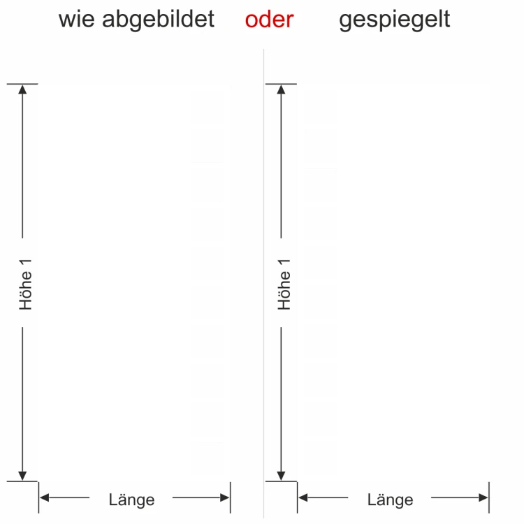 Sichtschutzfolie Gewerbe Viereck