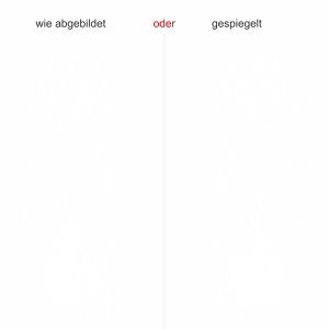 Glastattoo Riesen Gräßer - Ansicht Ausrichtung mit Farbauswahl