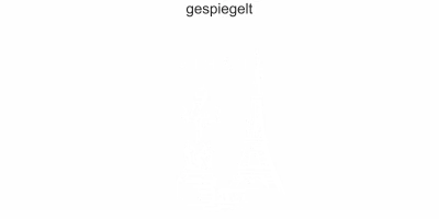 Glasaufkleber Eiffelturm Paris - Ansicht Ausrichtung und Farbauswahl