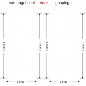 Sichtschutz Banner Fleurs - Ansicht Farbauswahl