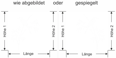 Fensterfolie Bambushalm mit Vogel