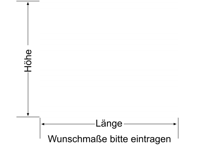 Milchglasfolie Streifen 1/2