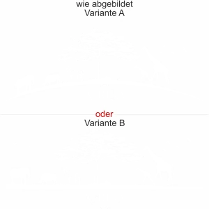 Fensteraufkleber Afrika - Ansicht Ausrichtung - Variante und Farbauswahl