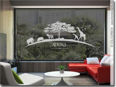 Fensteraufkleber Afrika