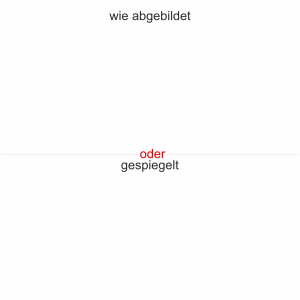 Fensteraufkleber Kaffee - Ansicht Ausrichtung mit Farbauswahl