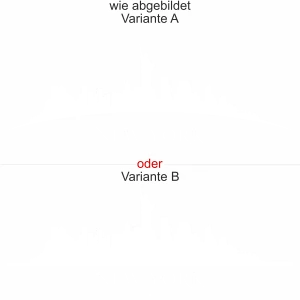 Glasdekor New York Skyline - Ansicht Ausrichtung mit Farbauswahl und Variante