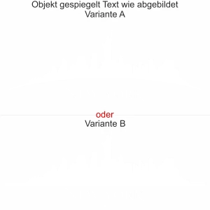 Glasdekor New York Skyline - Ansicht Ausrichtung mit Farbauswahl und Variante