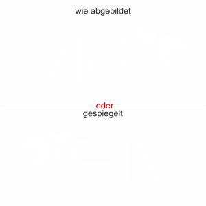 Glasmotiv VIP Lounge - Ansicht Ausrichtung mit Farbauswahl