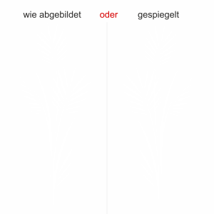 Kunstvoller Palmenzweig