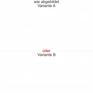 Glastattoo Aufkleber Kenia - Ansicht Ausrichtung und Farbauswahl