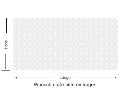 Sichtschutzfolie Musselin Optik 10 | Druck Wunschfarbe