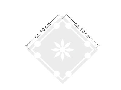 Sichtschutzfolie Musselin Optik 10 | Druck Wunschfarbe
