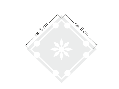 Sichtschutzfolie Musselin Optik 5 | Druck Wunschfarbe