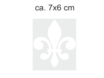 Sichtschutzfolie Fleur-de-Lis | Druck Wunschfarbe