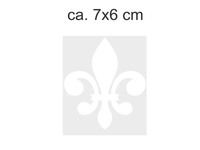 Sichtschutzfolie Fleur-de-Lis | Druck Wunschfarbe