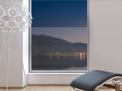 Blickschutz mit Streifen 1/2